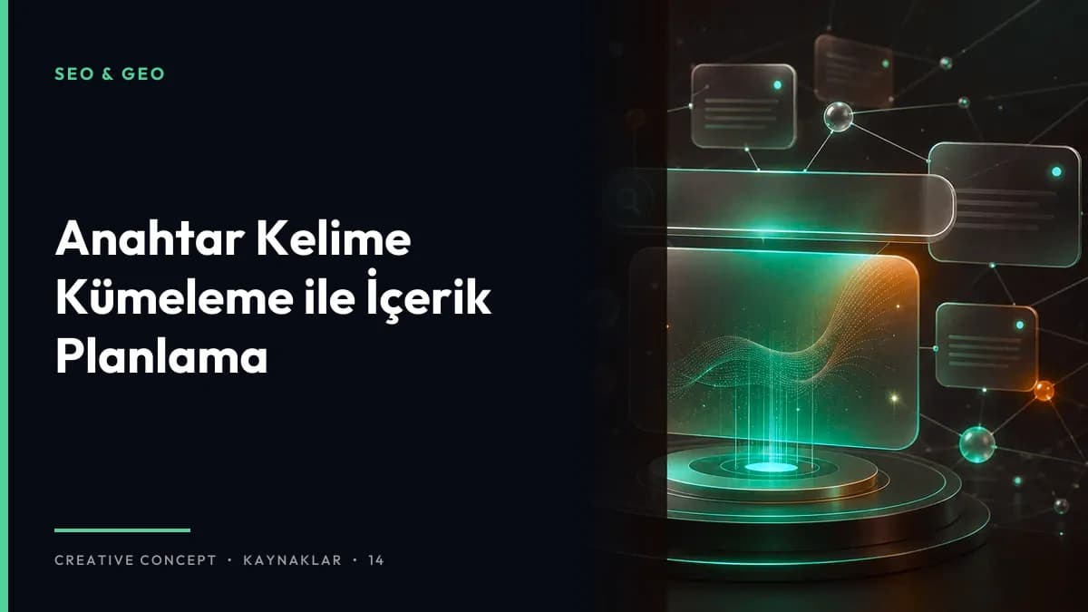 Anahtar Kelime Kümeleme ile İçerik Planlama