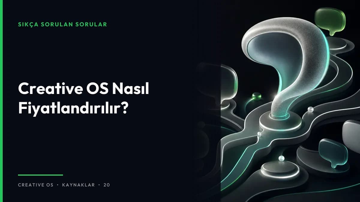 Creative OS Nasıl Fiyatlandırılır?