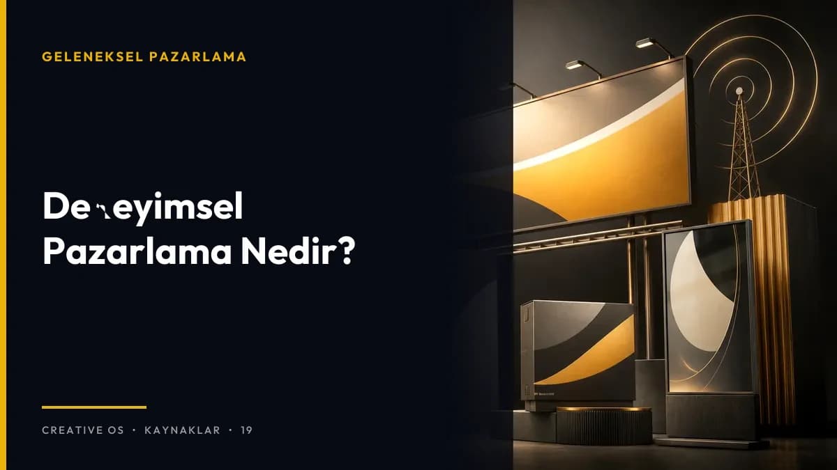 Deneyimsel Pazarlama Nedir?