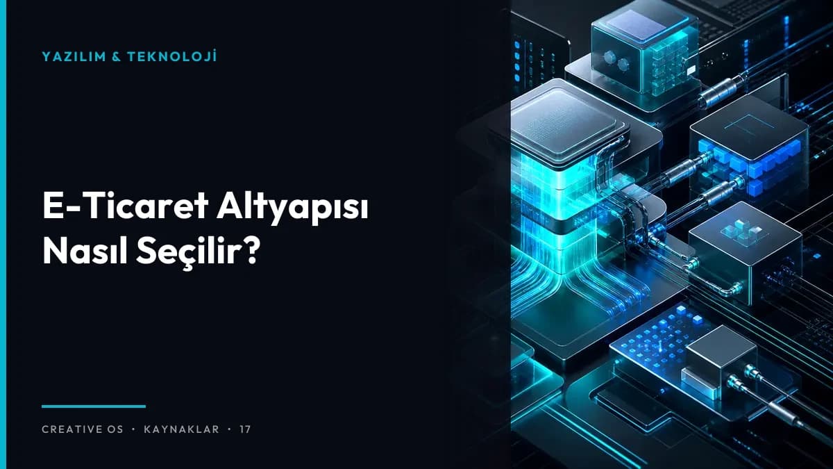 E-Ticaret Altyapısı Nasıl Seçilir?