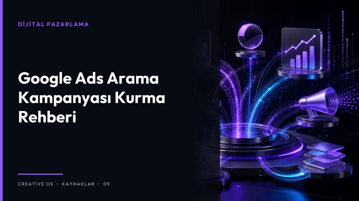 Google Ads Arama Kampanyası Kurma Rehberi