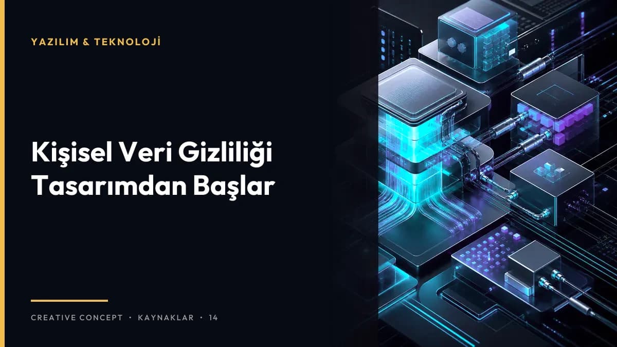 Kişisel Veri Gizliliği Tasarımdan Başlar