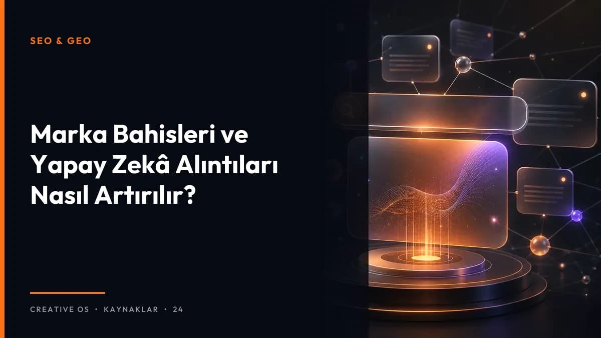 Marka Bahisleri ve Yapay Zekâ Alıntıları Nasıl Artırılır?
