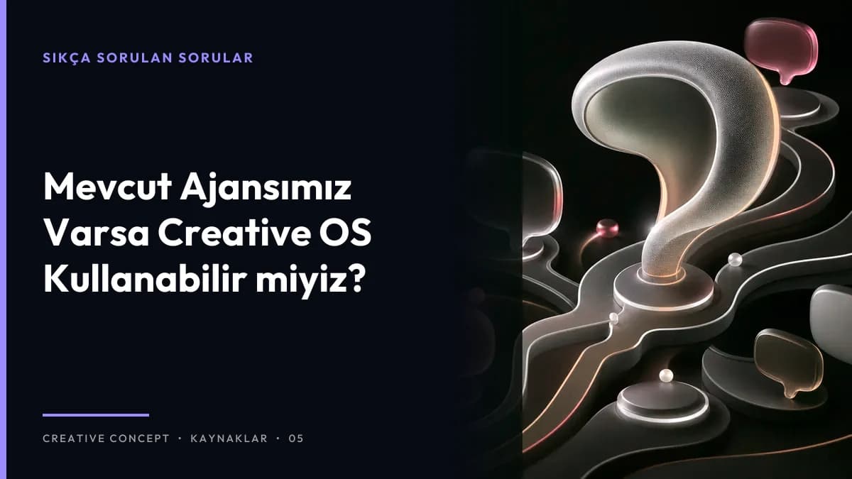Mevcut Ajansımız Varsa Creative OS Kullanabilir miyiz?