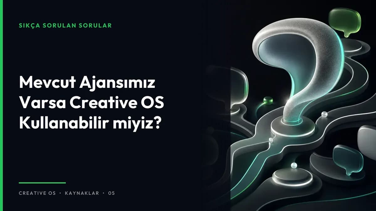 Mevcut Ajansımız Varsa Creative OS Kullanabilir miyiz?