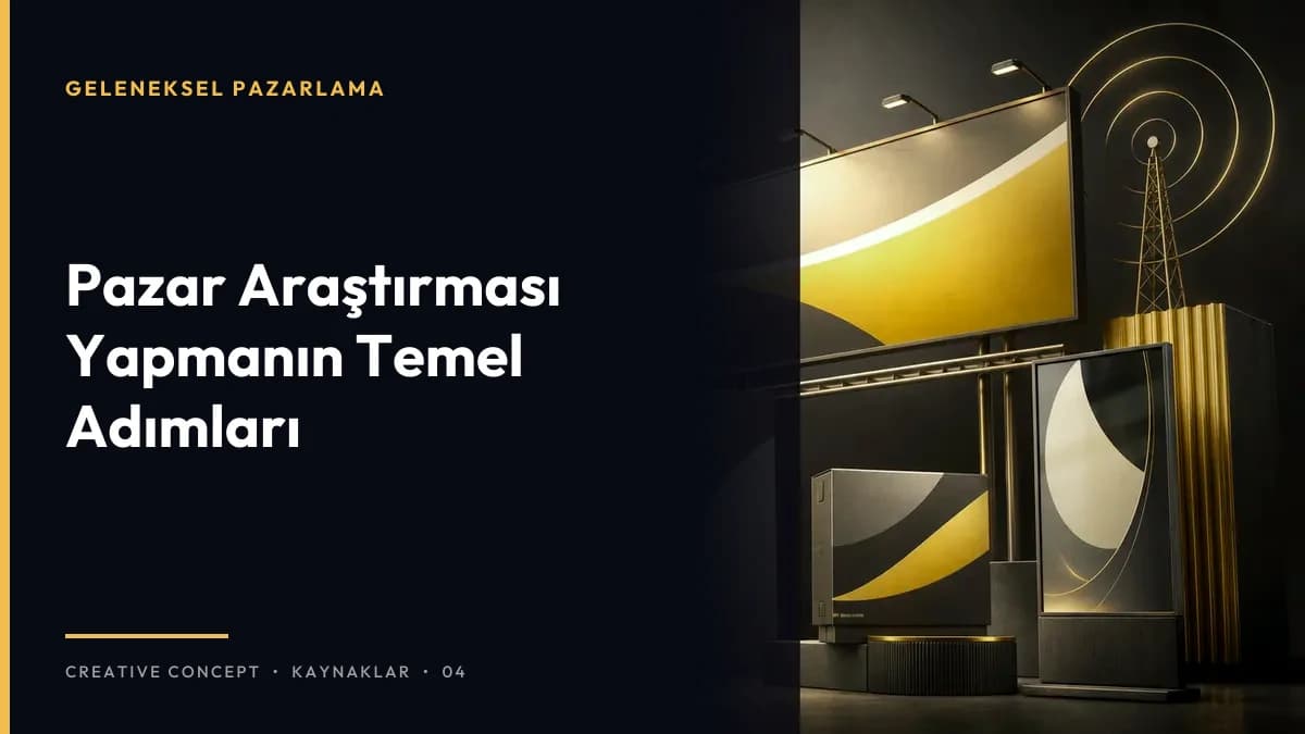 Pazar Araştırması Yapmanın Temel Adımları