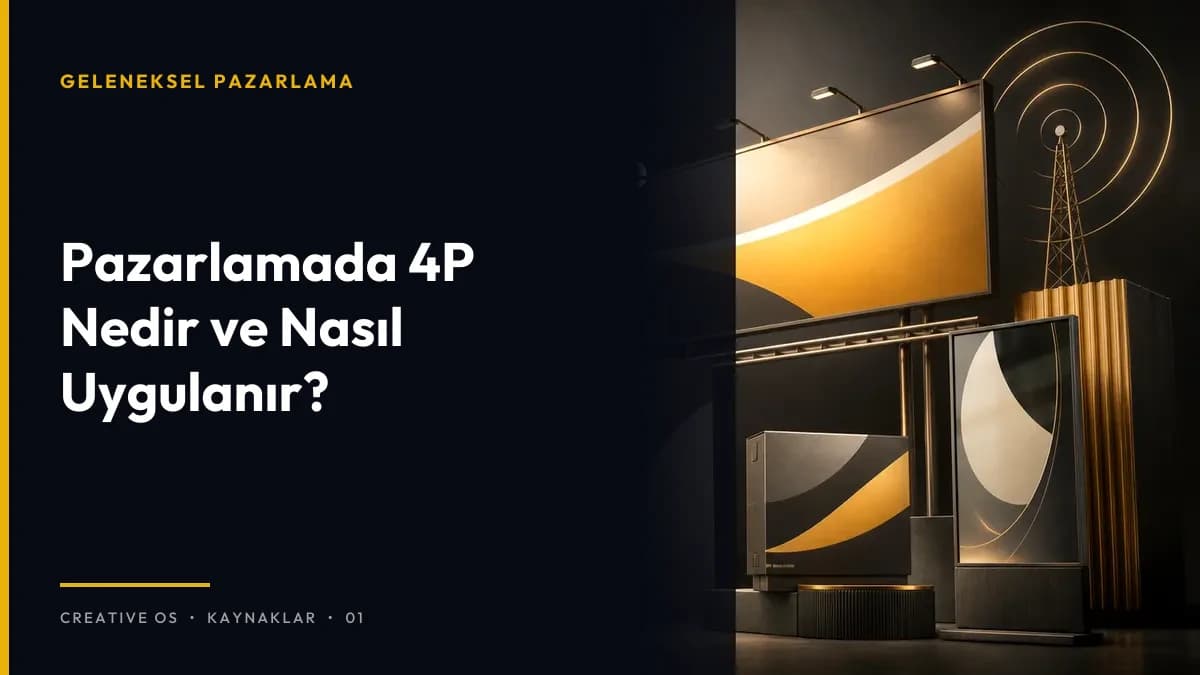 Pazarlamada 4P Nedir ve Nasıl Uygulanır?