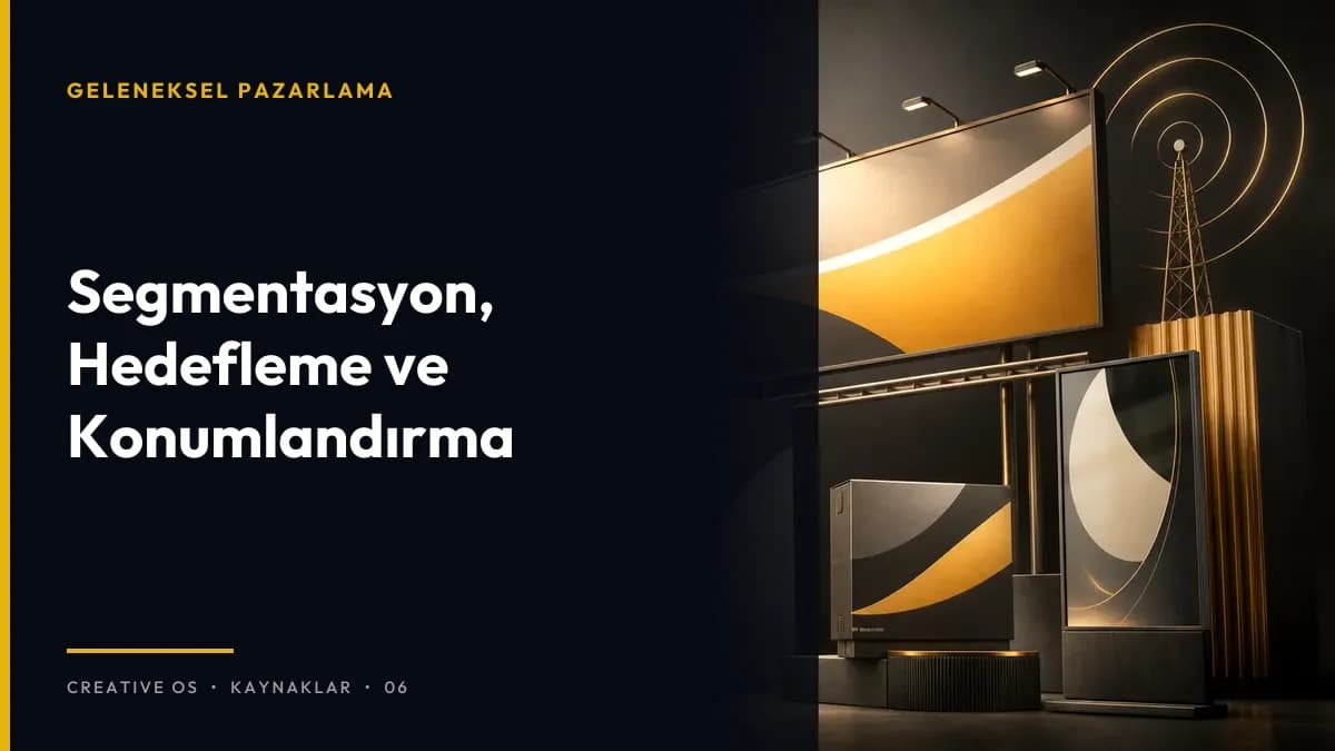 Segmentasyon, Hedefleme ve Konumlandırma