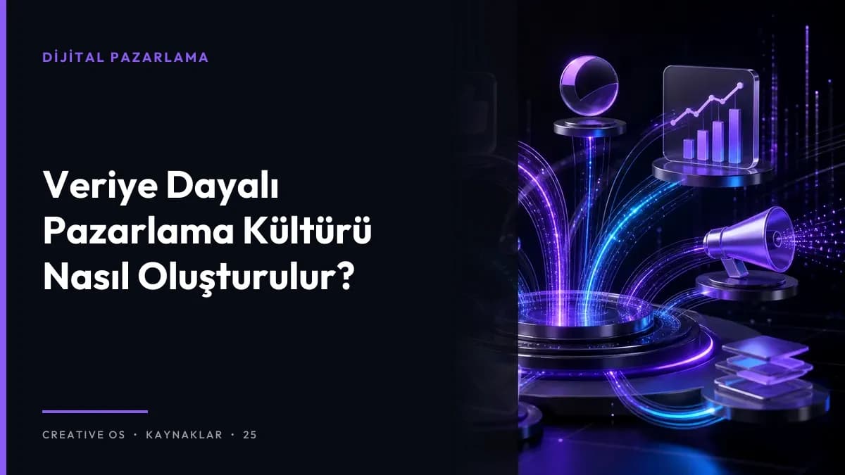 Veriye Dayalı Pazarlama Kültürü Nasıl Oluşturulur?