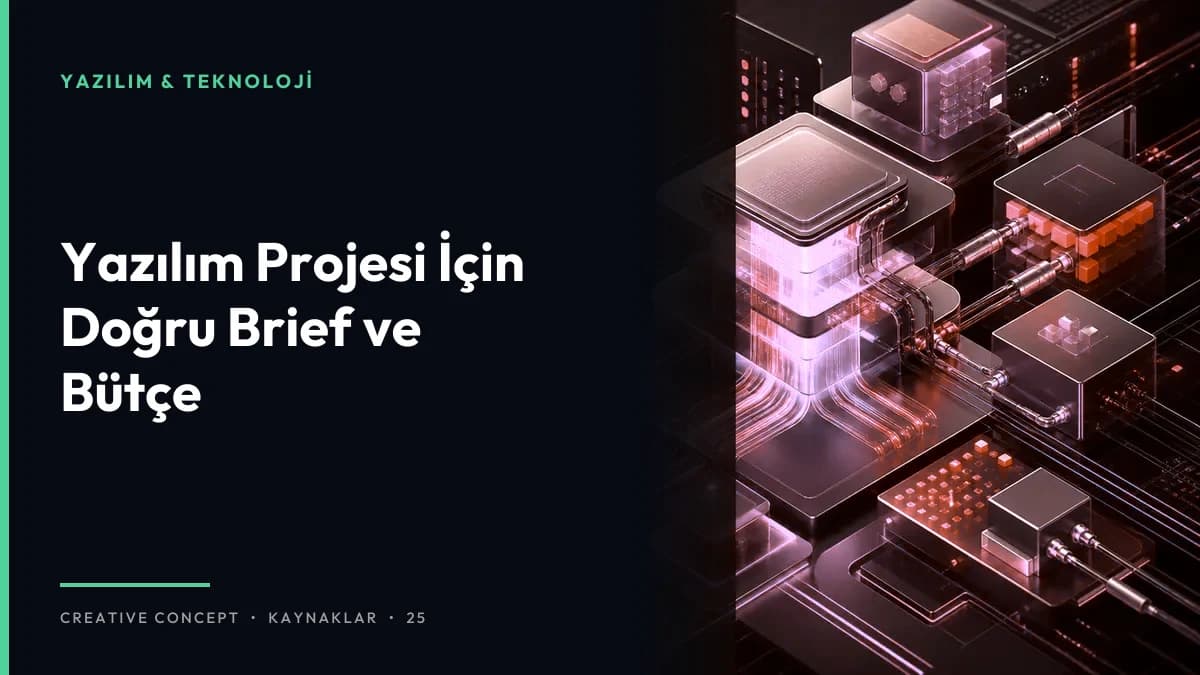 Yazılım Projesi İçin Doğru Brief ve Bütçe
