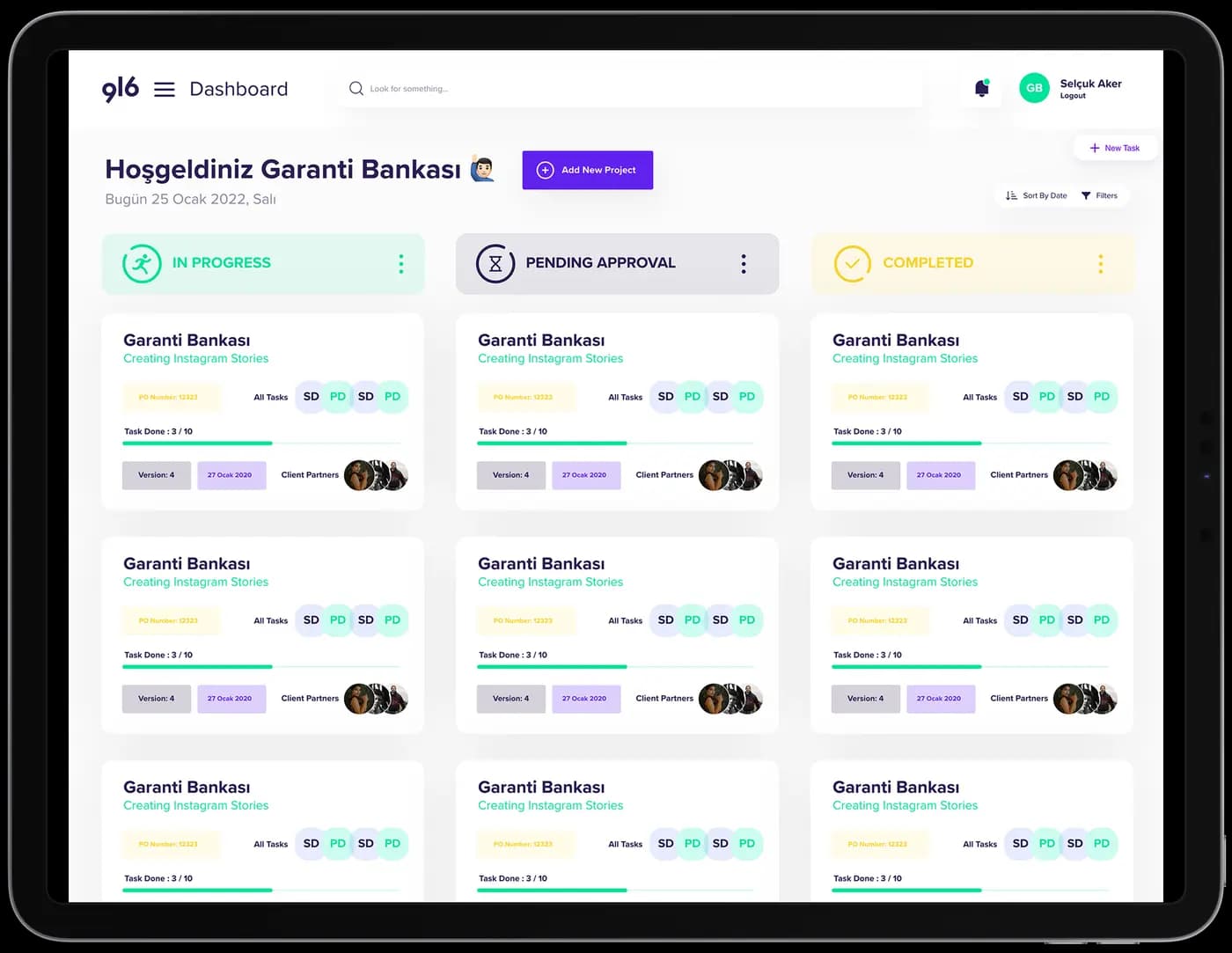 916 Digital — SaaS & Dashboard