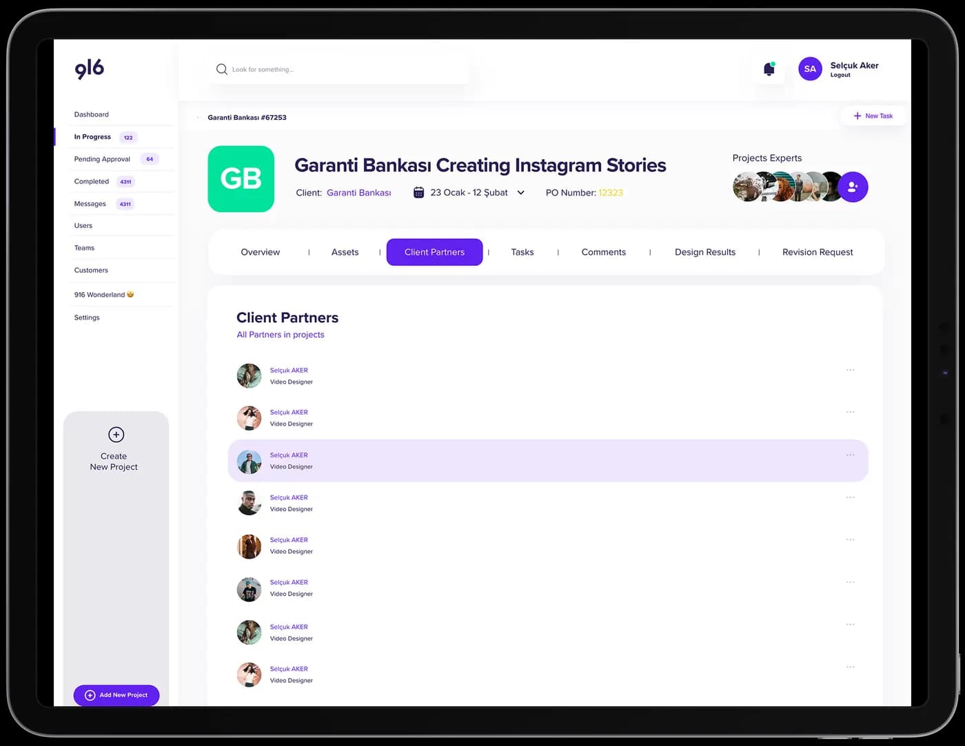 916 Digital — SaaS & Dashboard