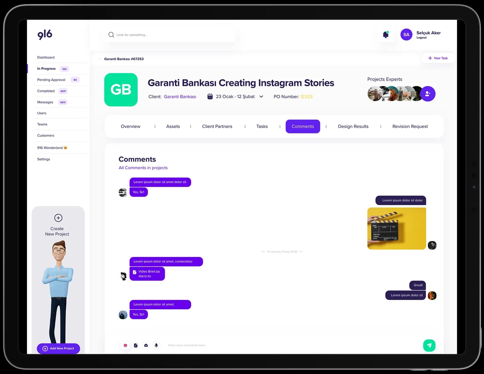 916 Digital — SaaS & Dashboard