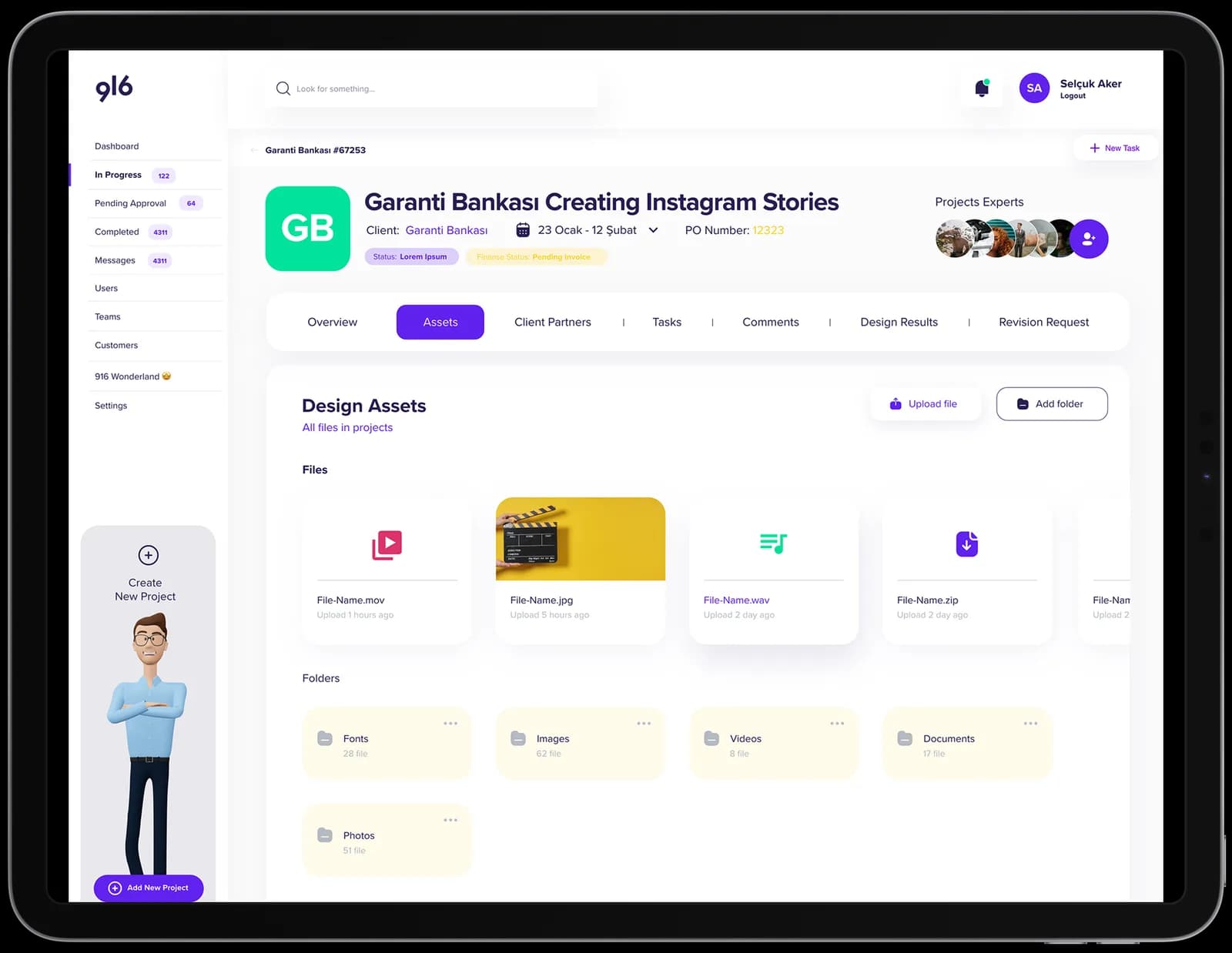 916 Digital — SaaS & Dashboard