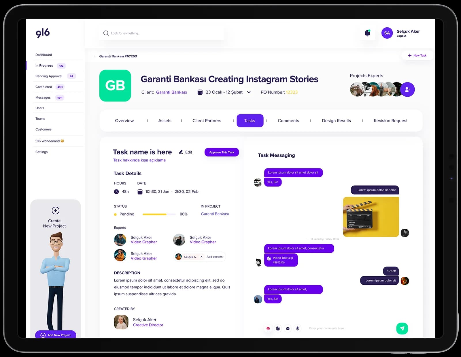 916 Digital — SaaS & Dashboard