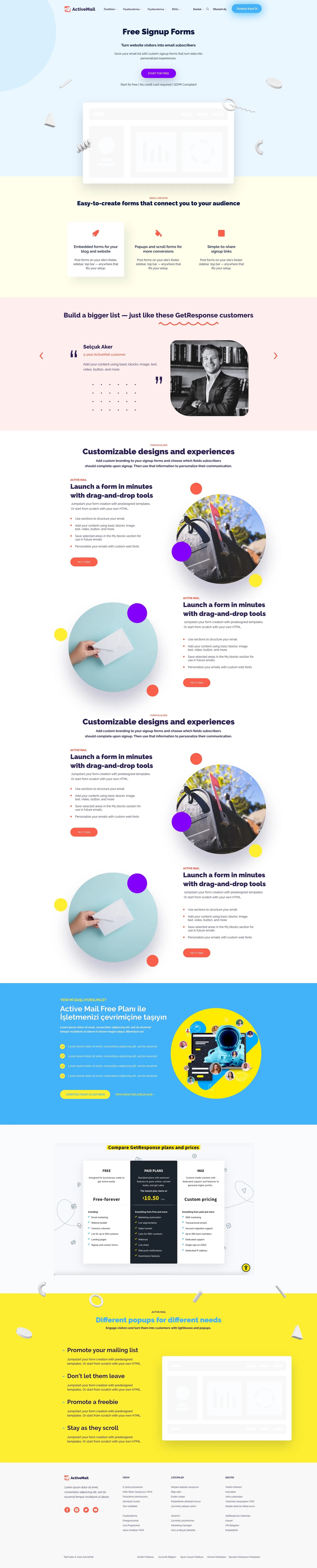 Active Mail — Web Sitesi