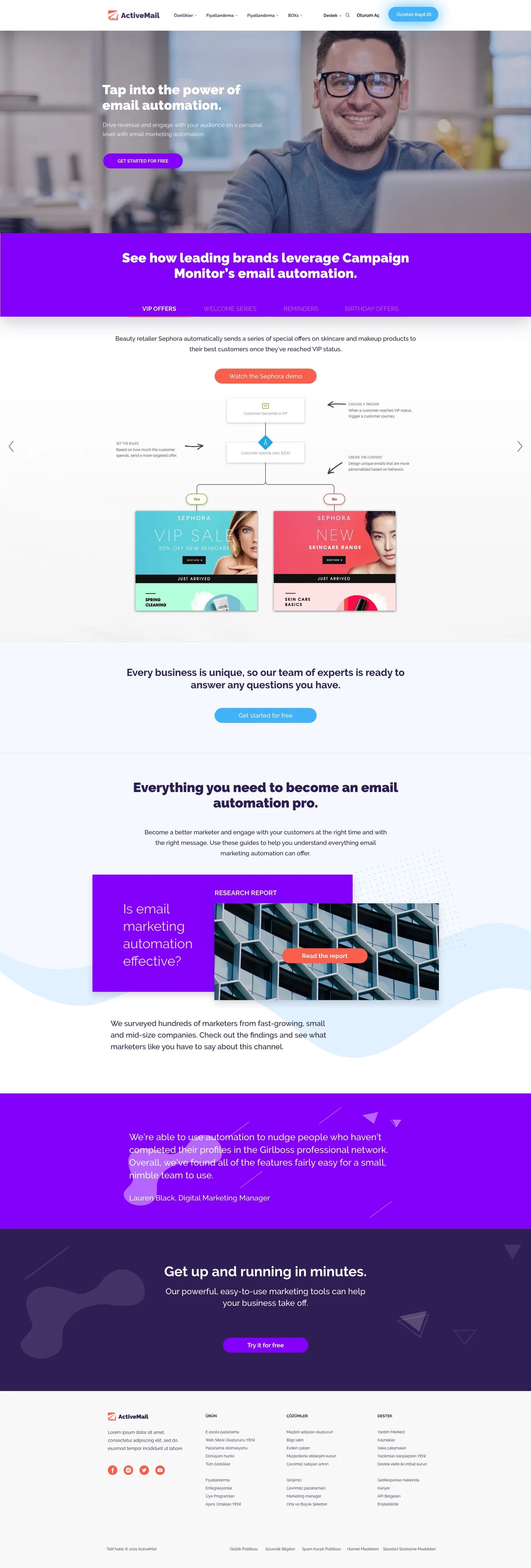 Active Mail — Web Sitesi
