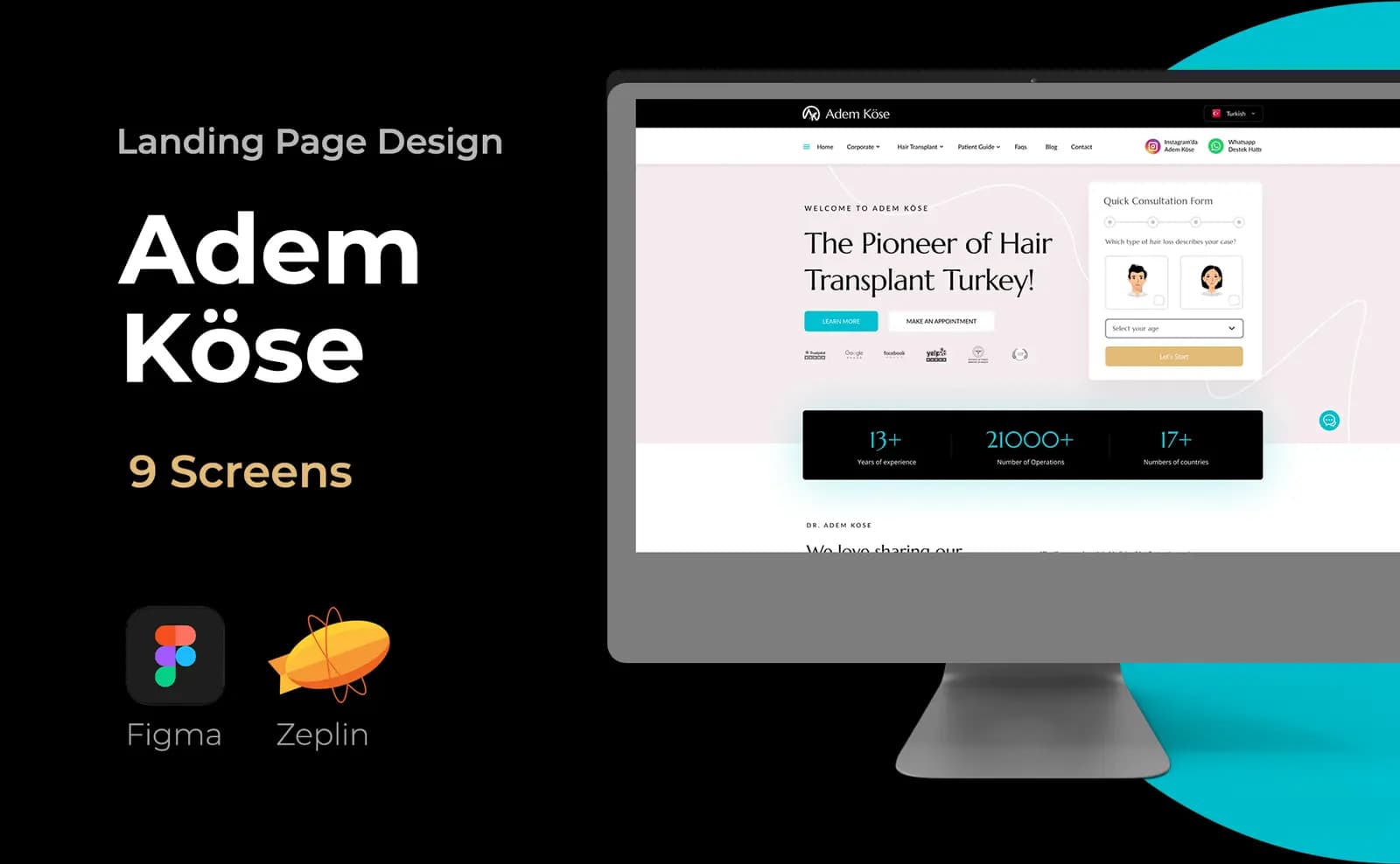 Adem Köse Hair Transplant — Web Sitesi