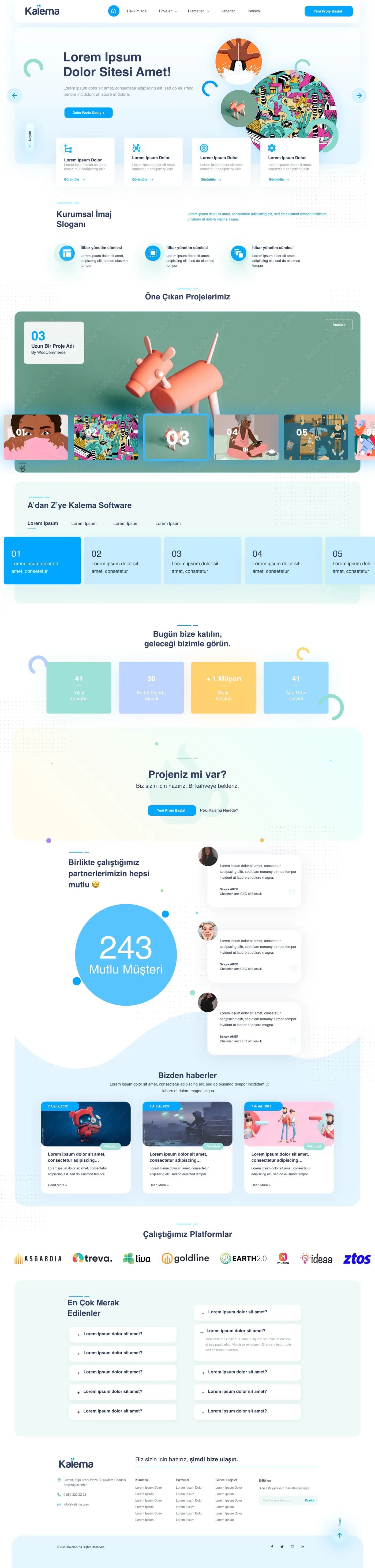 Agency Website — Web Sitesi