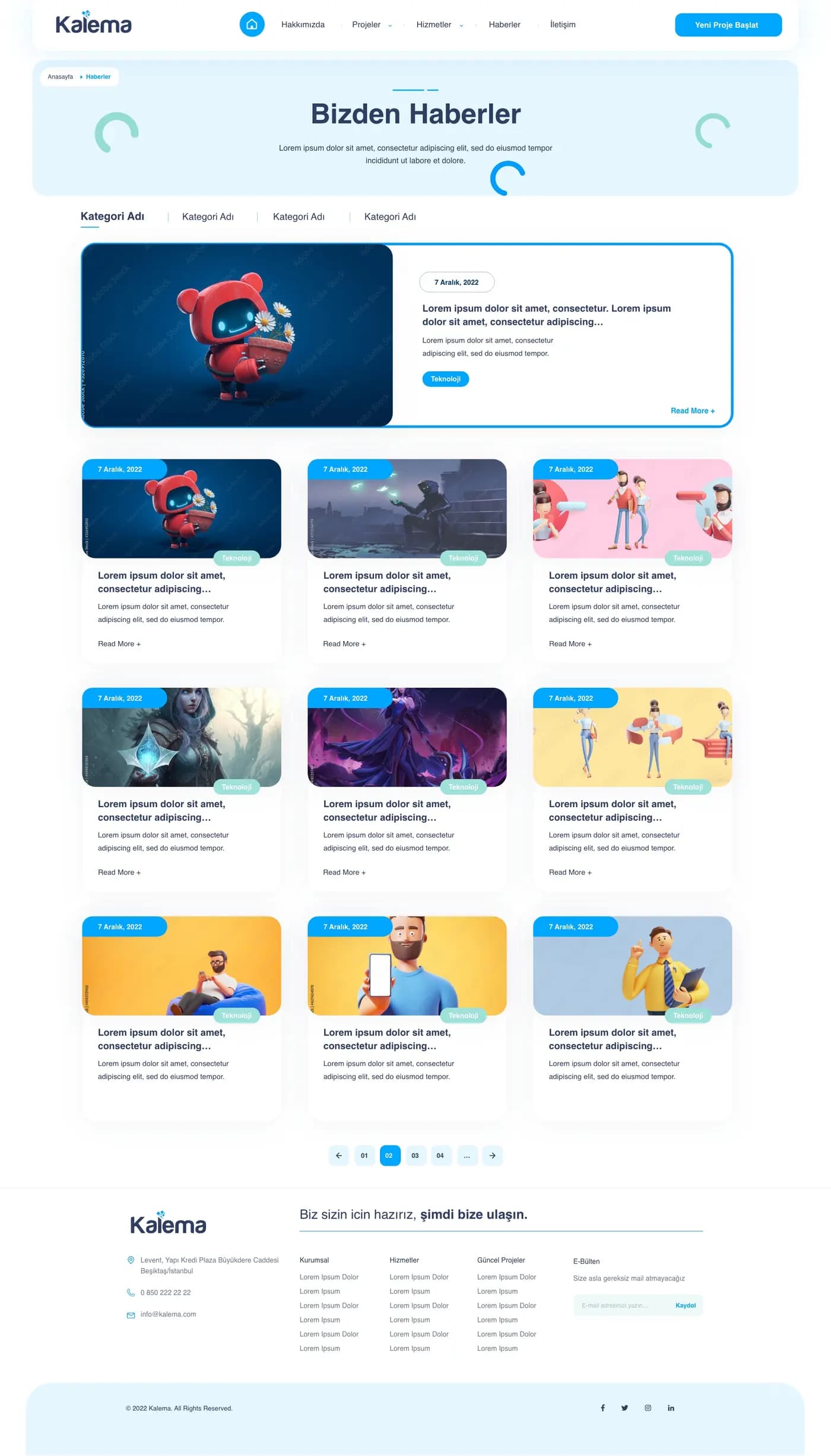 Agency Website — Web Sitesi