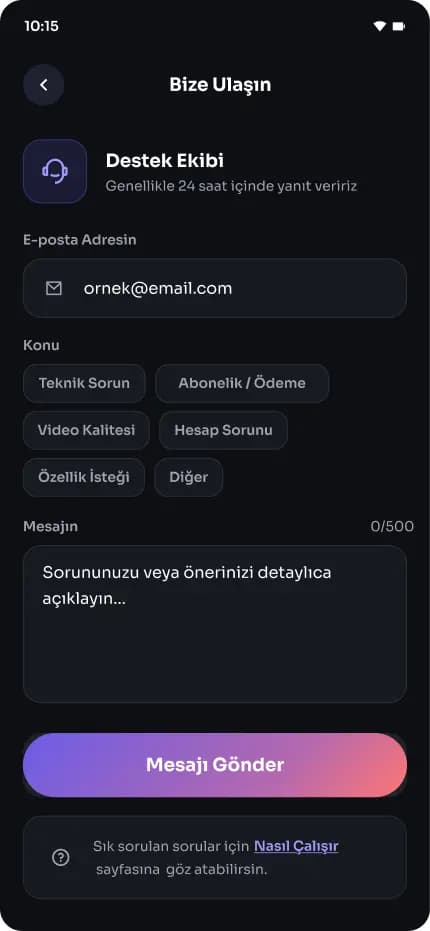 Ai Dance — Mobil Uygulama
