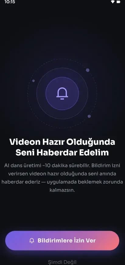 Ai Dance — Mobil Uygulama