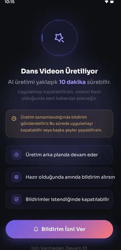 Ai Dance — Mobil Uygulama