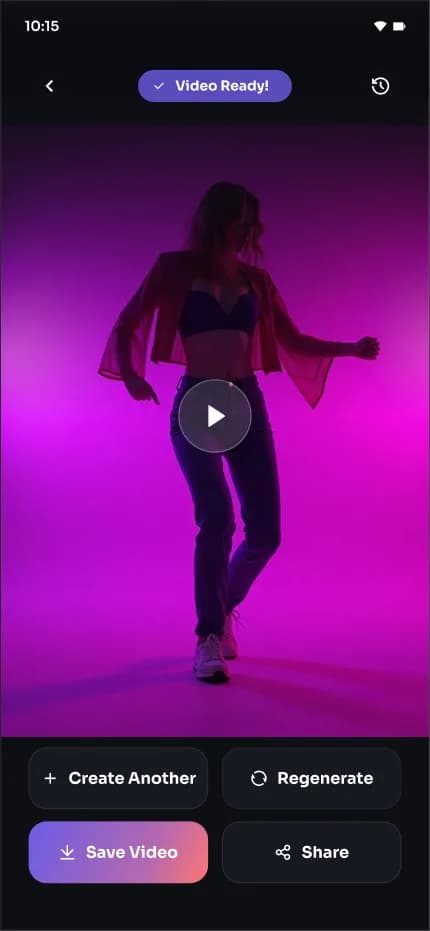 Ai Dance — Mobil Uygulama