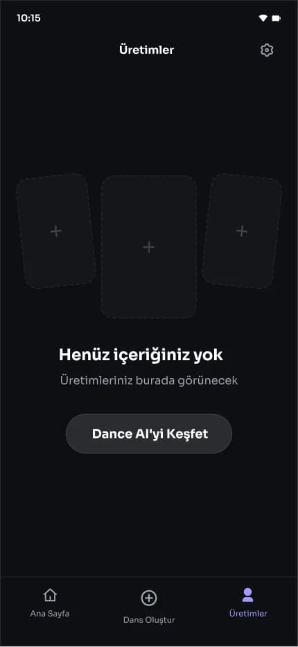 Ai Dance — Mobil Uygulama