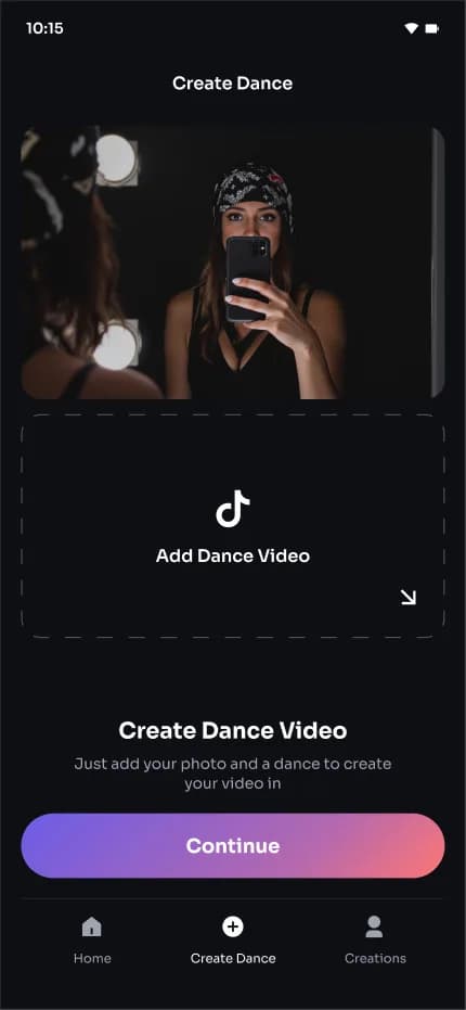 Ai Dance — Mobil Uygulama
