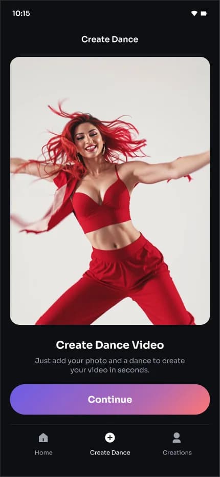 Ai Dance — Mobil Uygulama