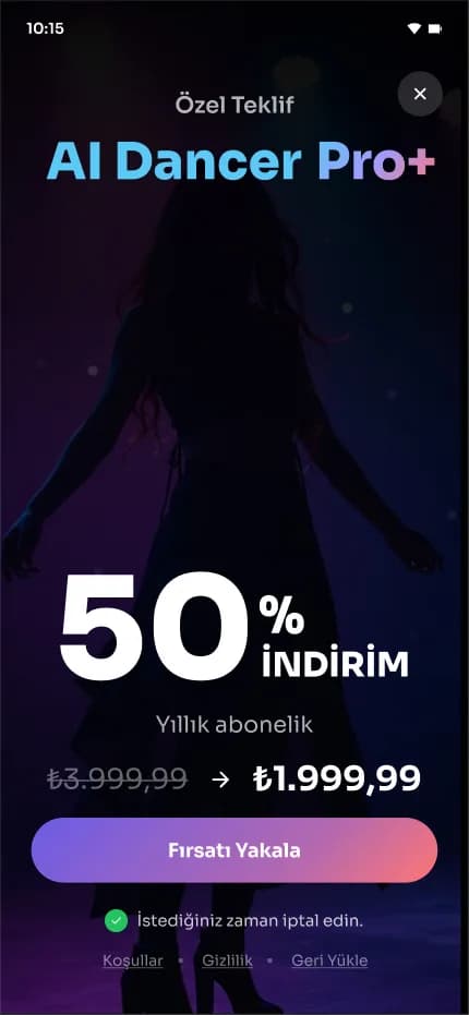 Ai Dance — Mobil Uygulama