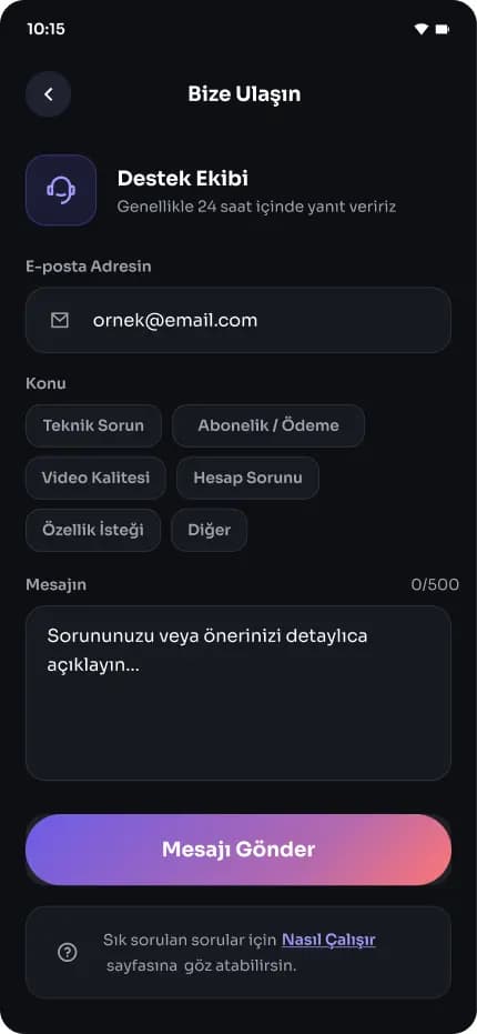 Ai Dance — Mobil Uygulama