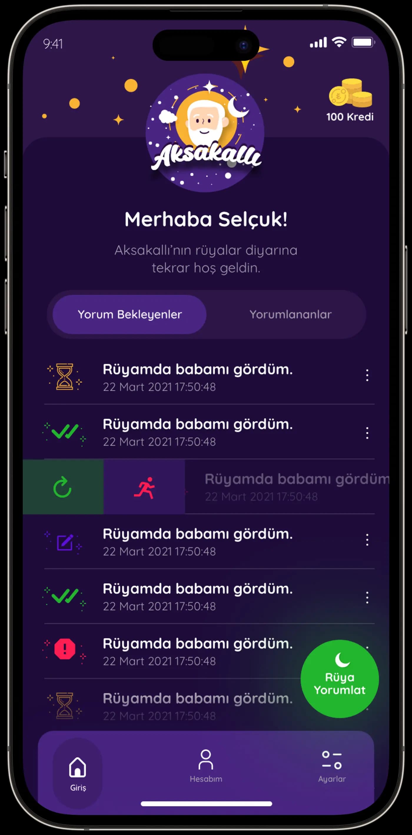 Aksakallı — Mobil Uygulama