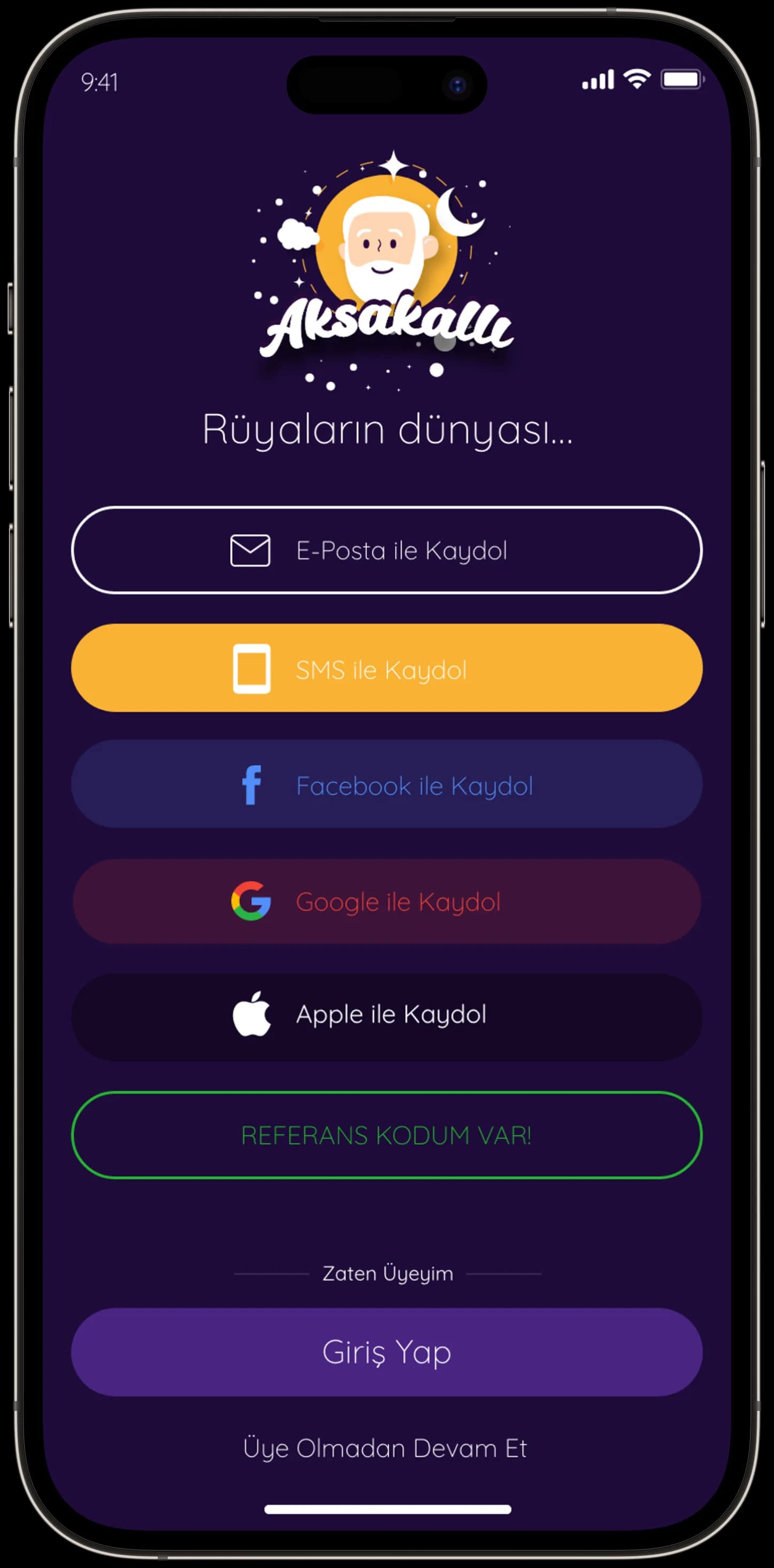 Aksakallı — Mobil Uygulama