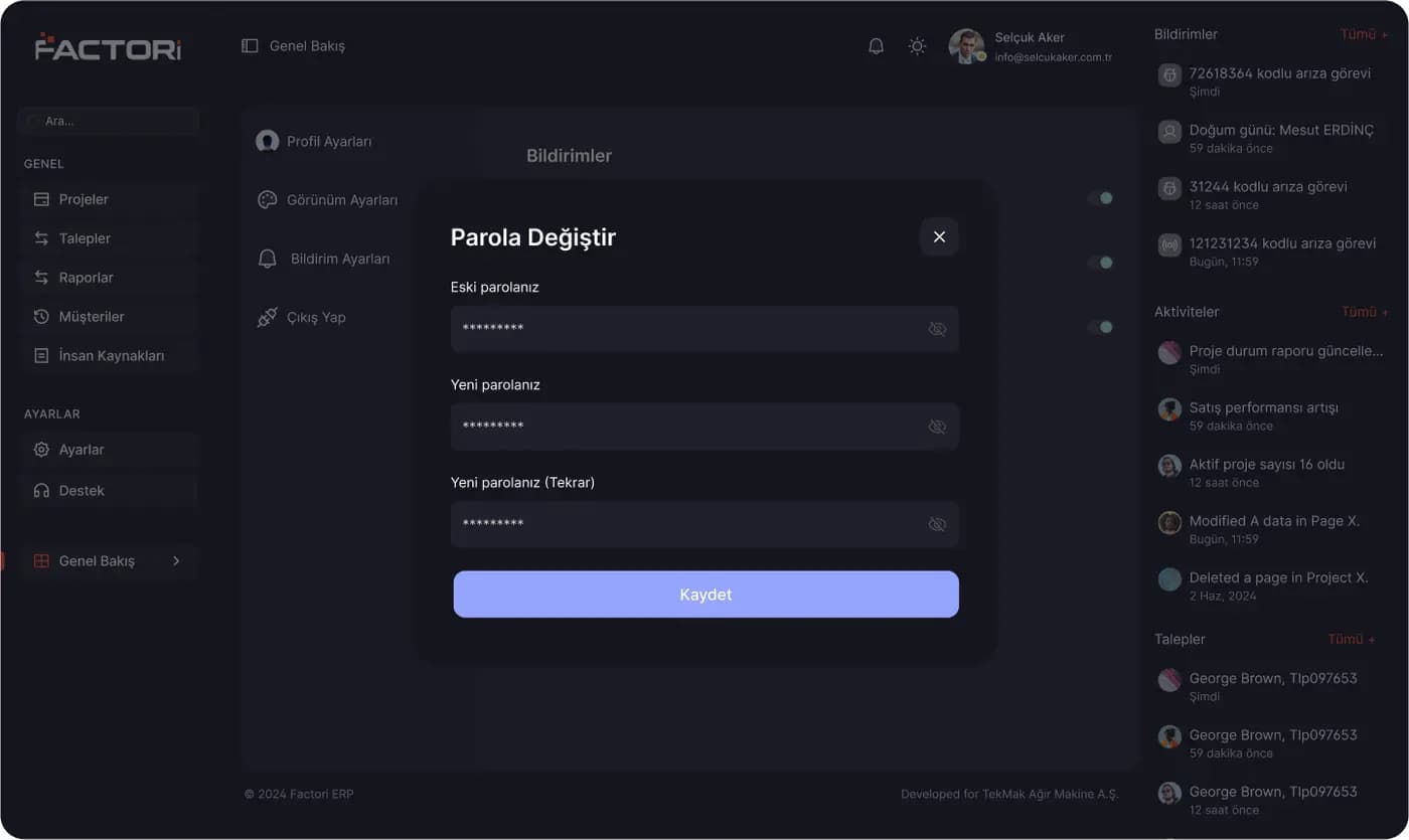 ERP Software — SaaS & Dashboard