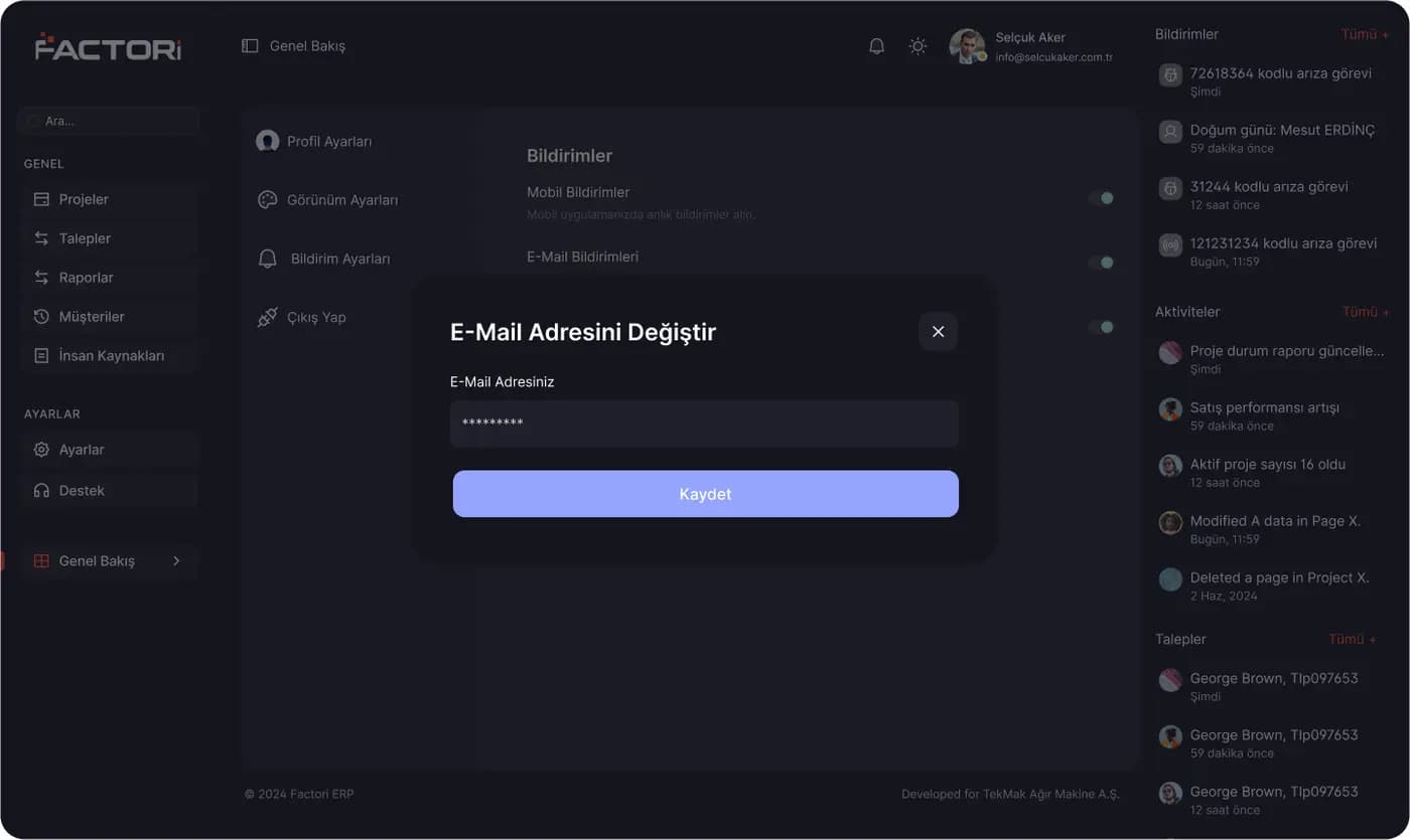 ERP Software — SaaS & Dashboard