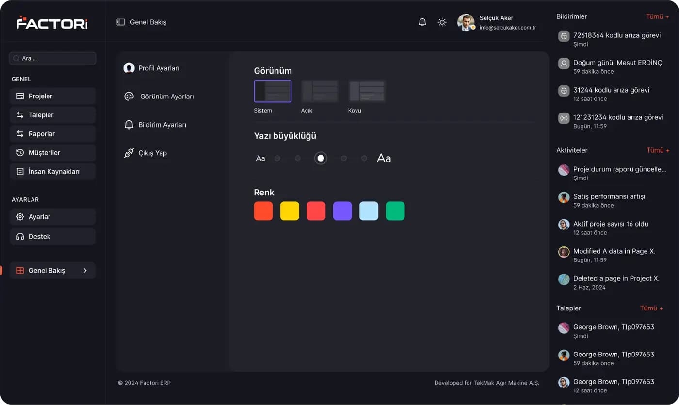 ERP Software — SaaS & Dashboard