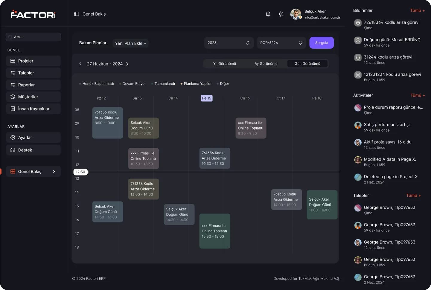 ERP Software — SaaS & Dashboard