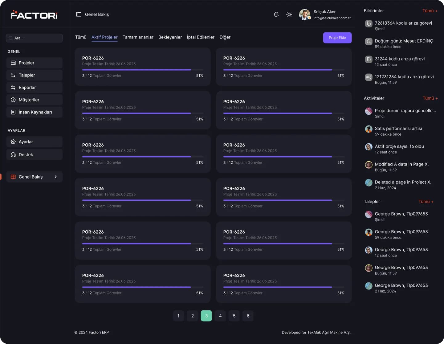 ERP Software — SaaS & Dashboard
