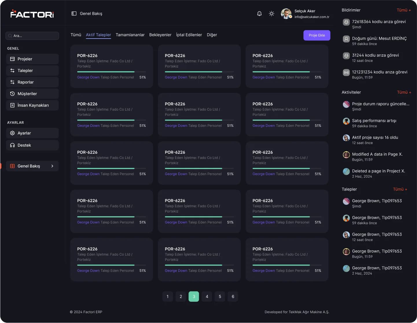 ERP Software — SaaS & Dashboard