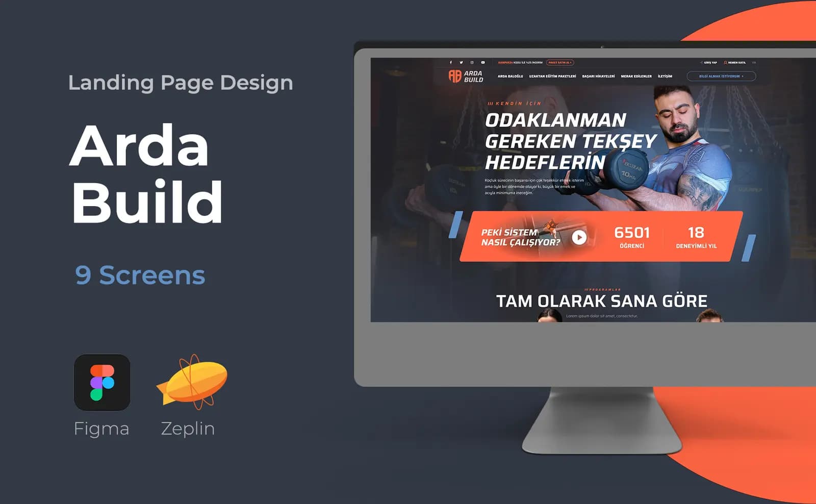 Arda Build Fitness Trainer — Web Sitesi