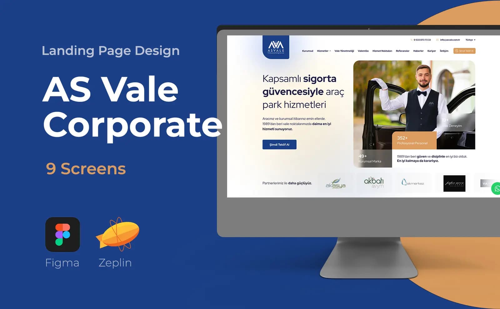 AS Vale Corporate Website — Web Sitesi