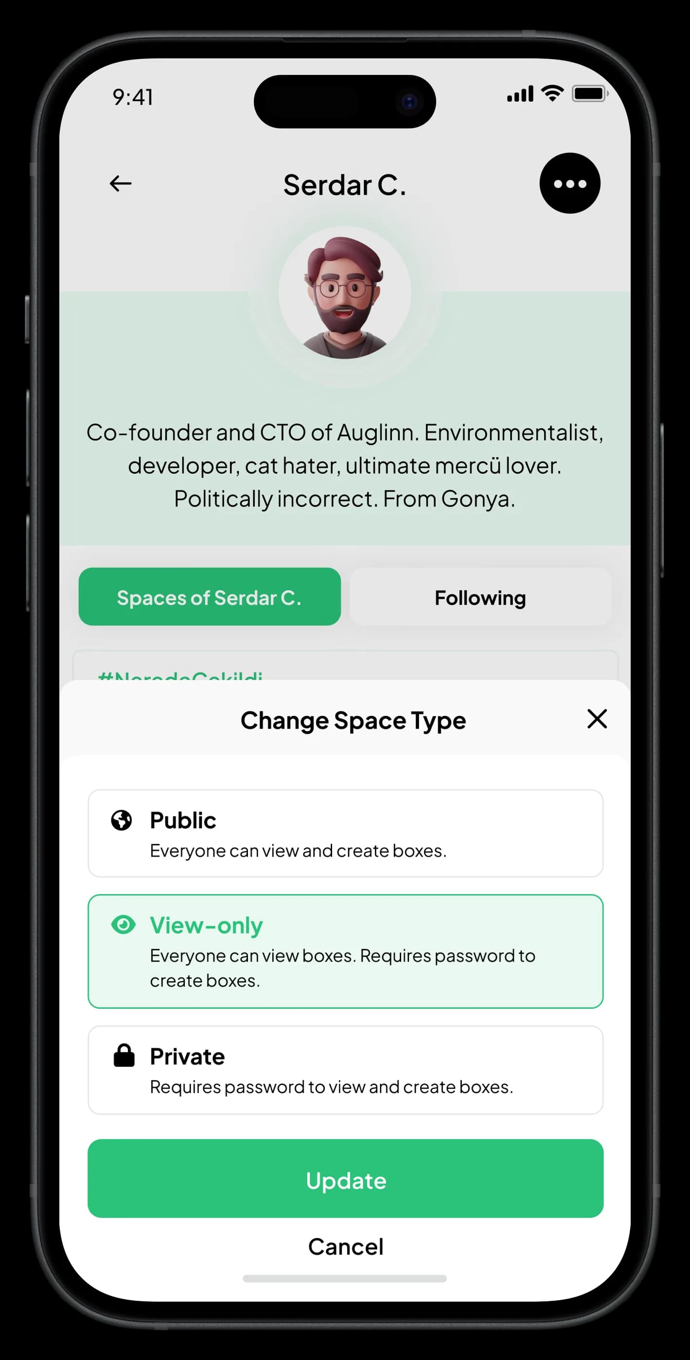 Auglinn Mobile App — Mobil Uygulama