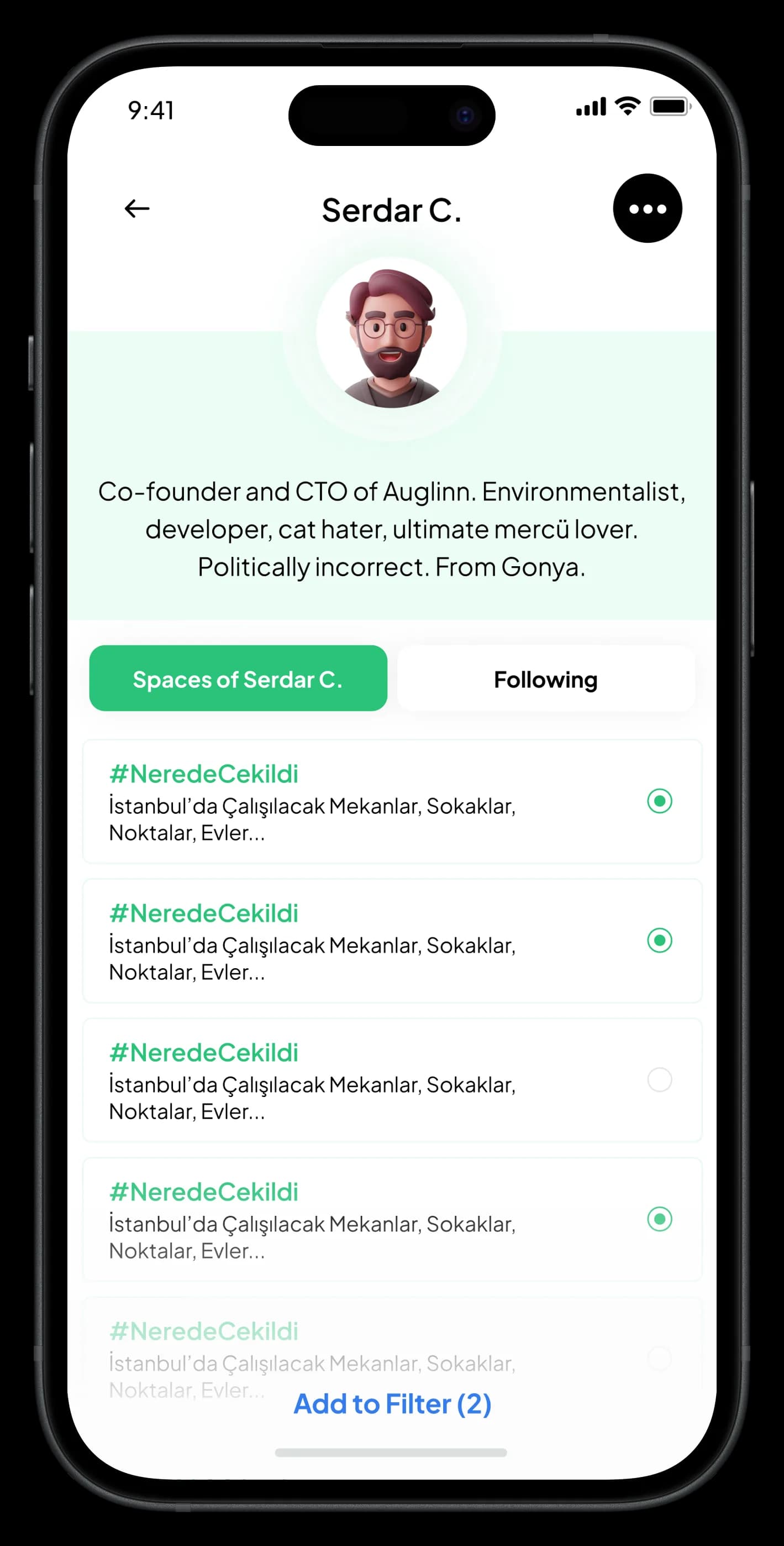 Auglinn Mobile App — Mobil Uygulama