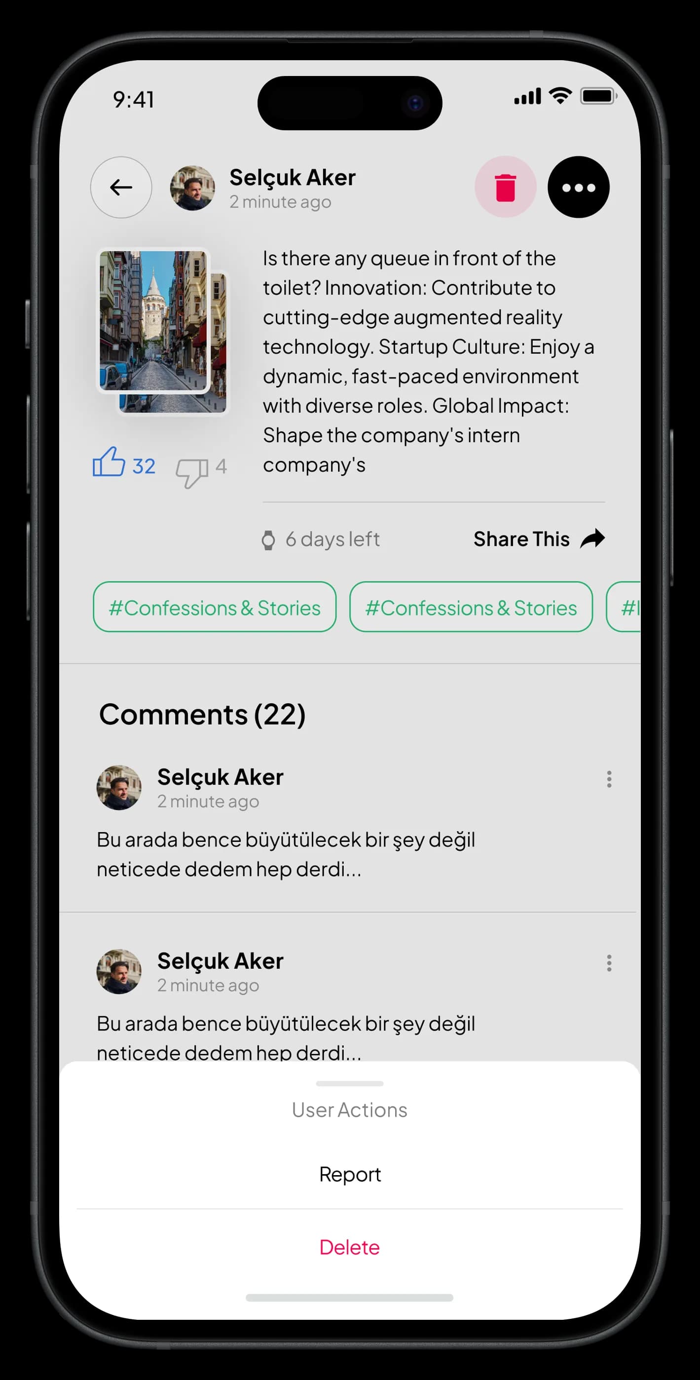 Auglinn Mobile App — Mobil Uygulama