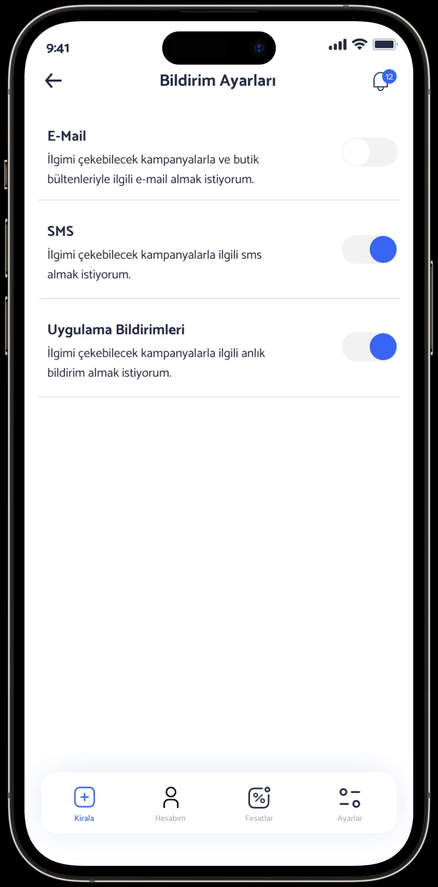 Ayes Rent A Car — Mobil Uygulama