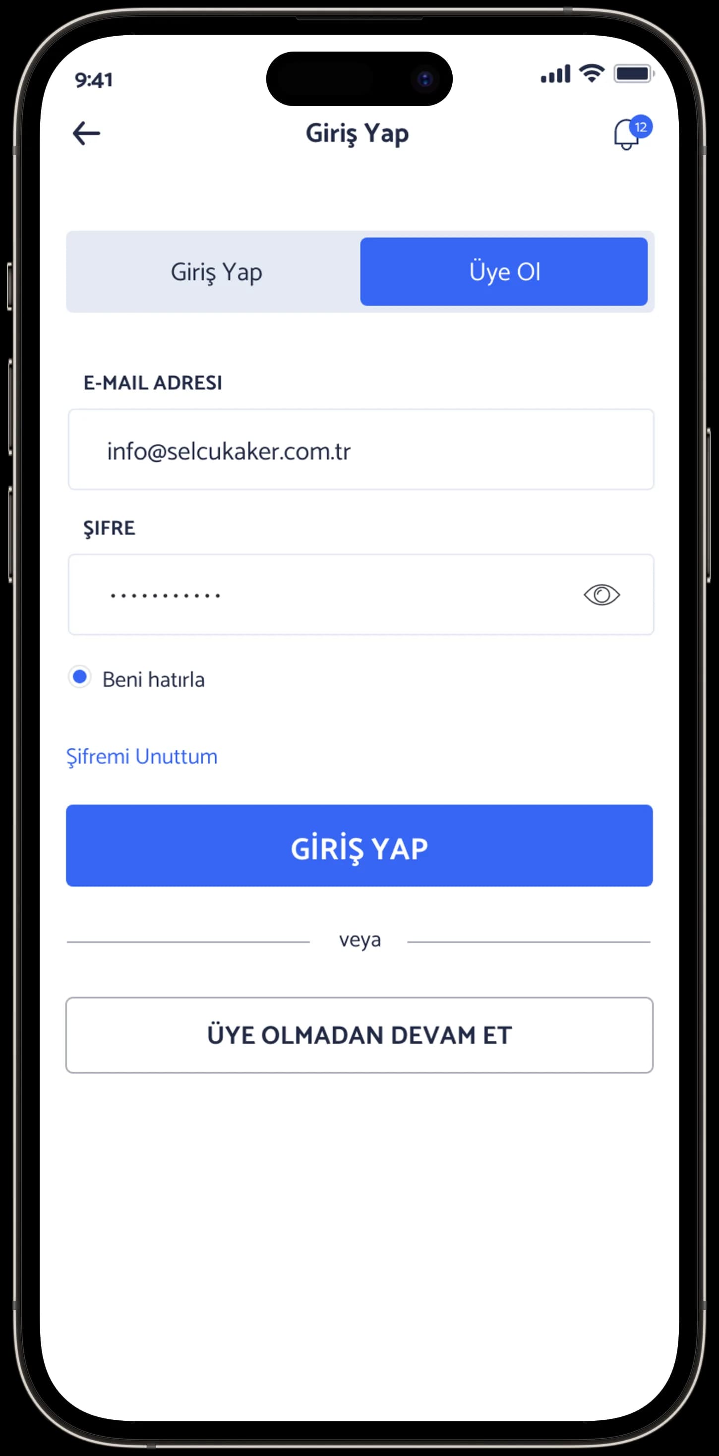 Ayes Rent A Car — Mobil Uygulama