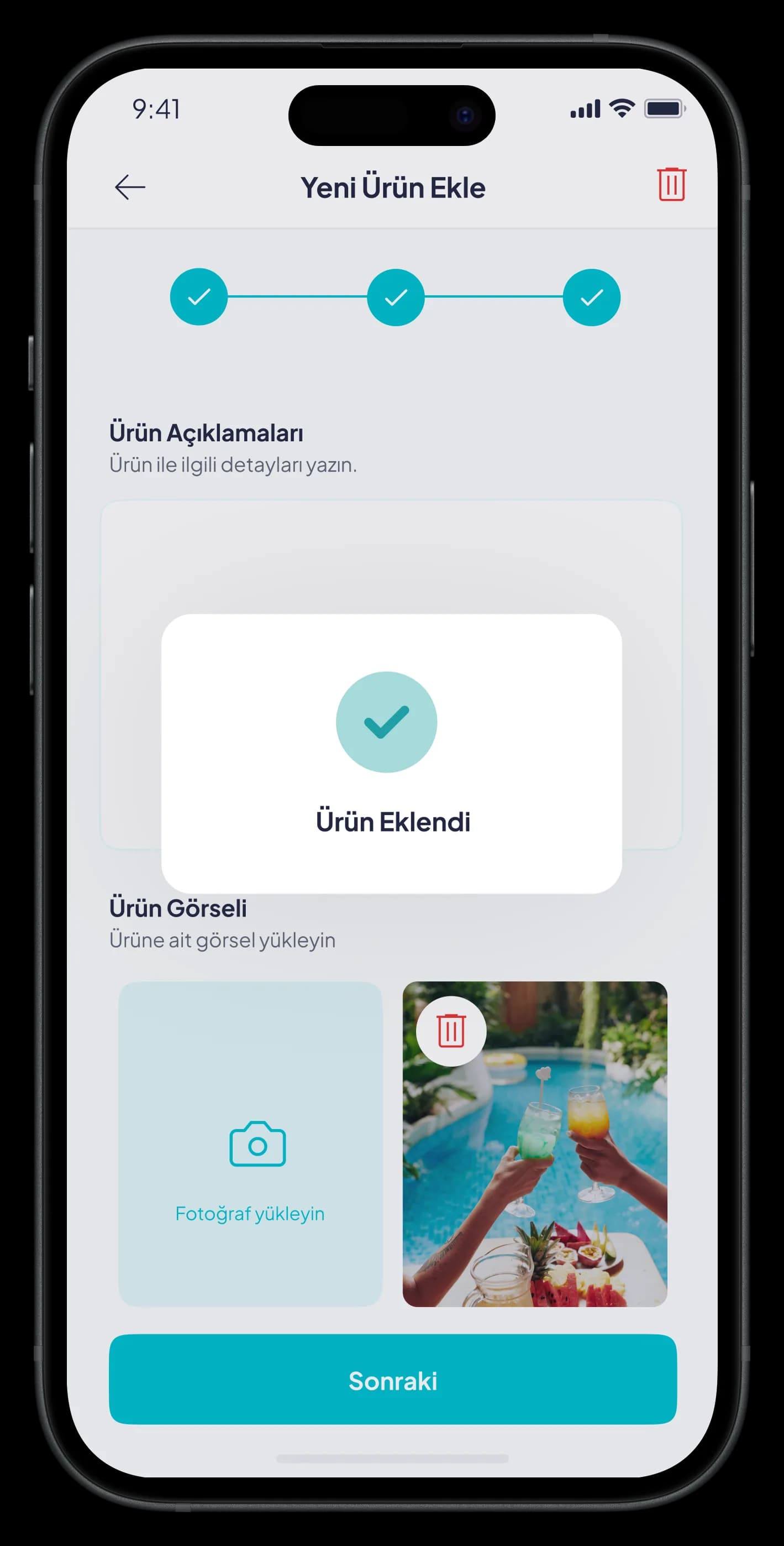 Beach Reservation Mobile App — Mobil Uygulama