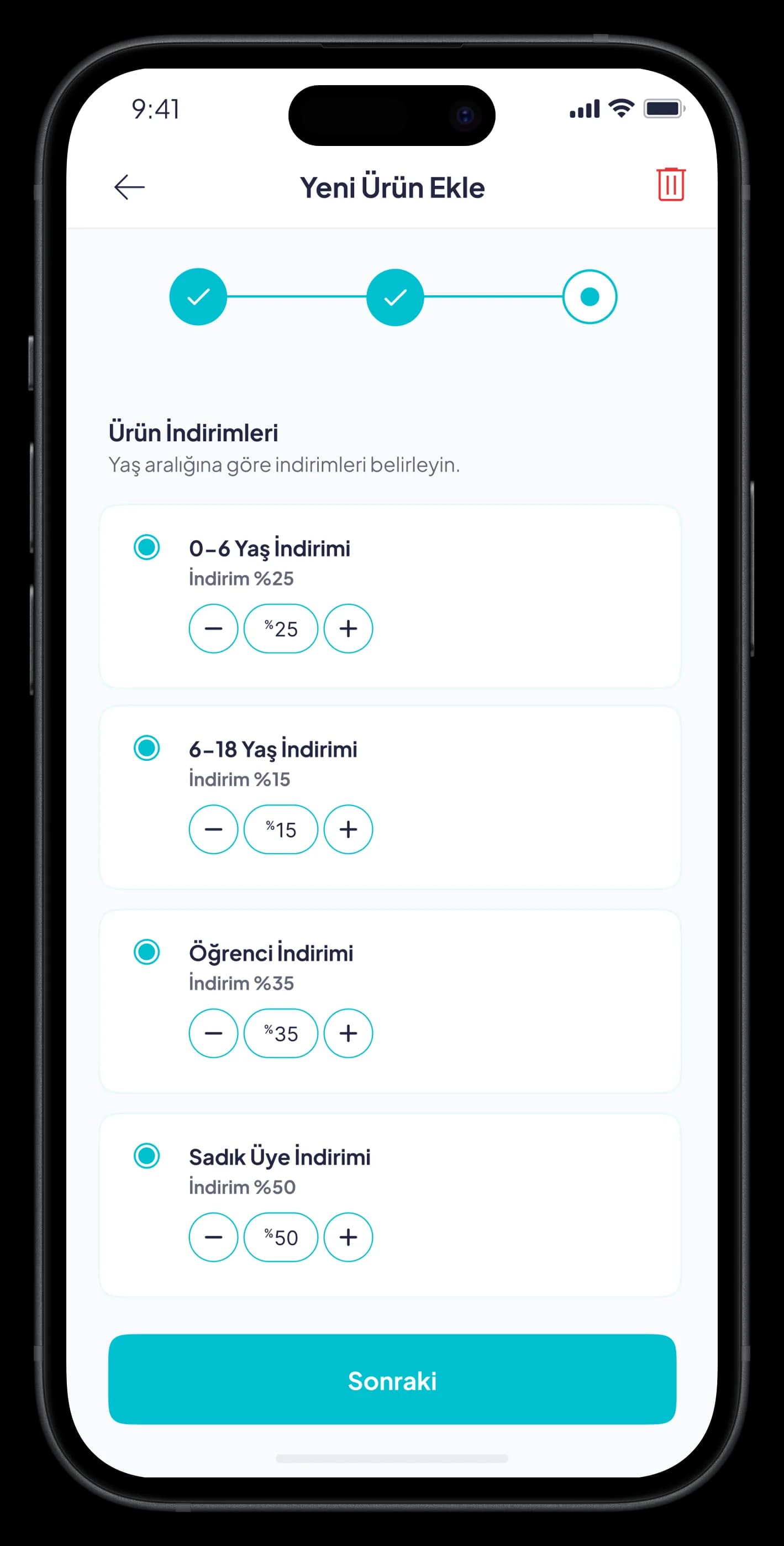 Beach Reservation Mobile App — Mobil Uygulama